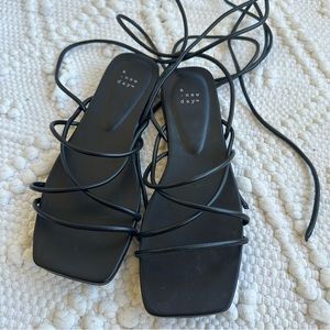 a new day strappy square toe sandals